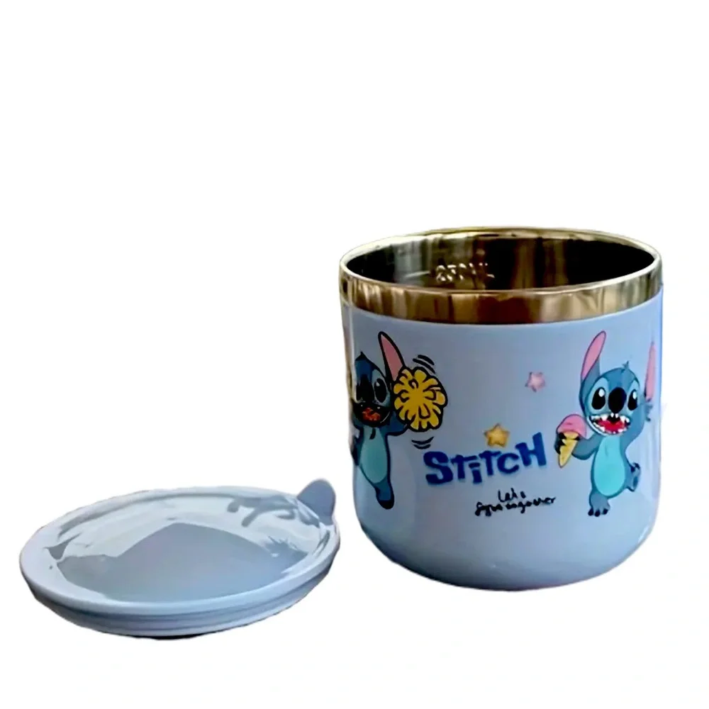 Stitch Stainless Steel Mug with Lid Coffee/Tea Cup - Picture 2 of 3
